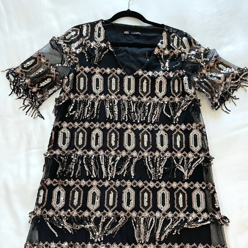 ZARA Sequin Mini Dress